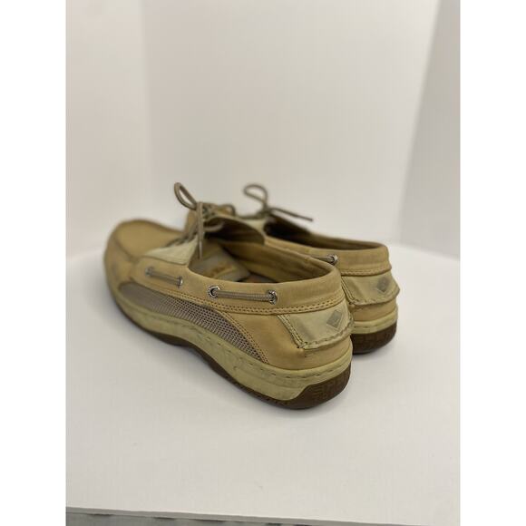 Sperry Top Sider Mens 11.5 Wide 3 Eye MocBoat Lace 0799023 Brown Leather - Picture 5 of 9